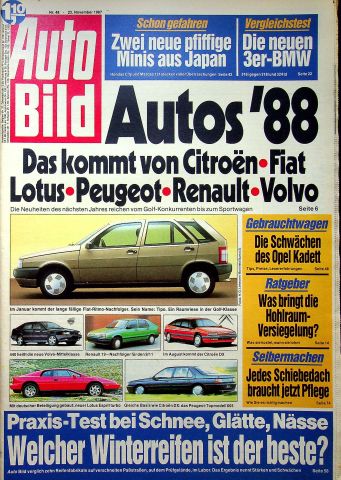 Deckblatt Auto Bild (48/1987)